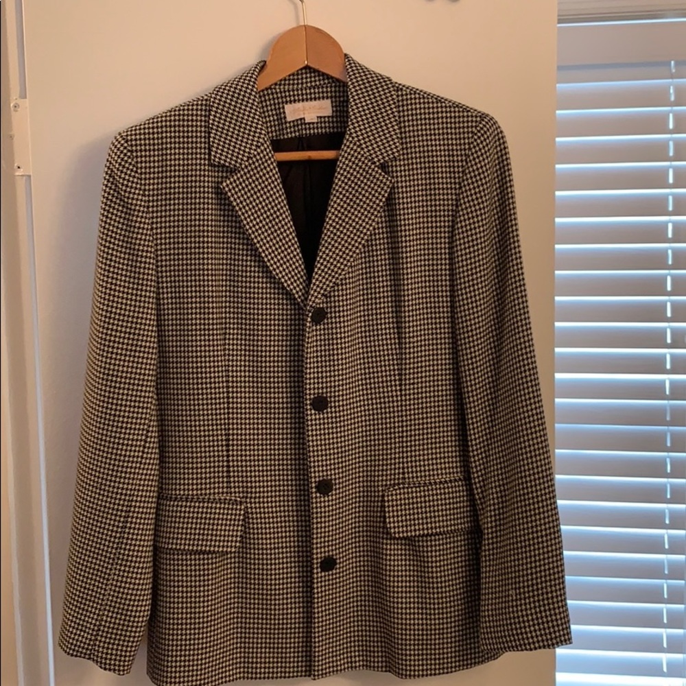 Brooks Brothers houndstooth blazer